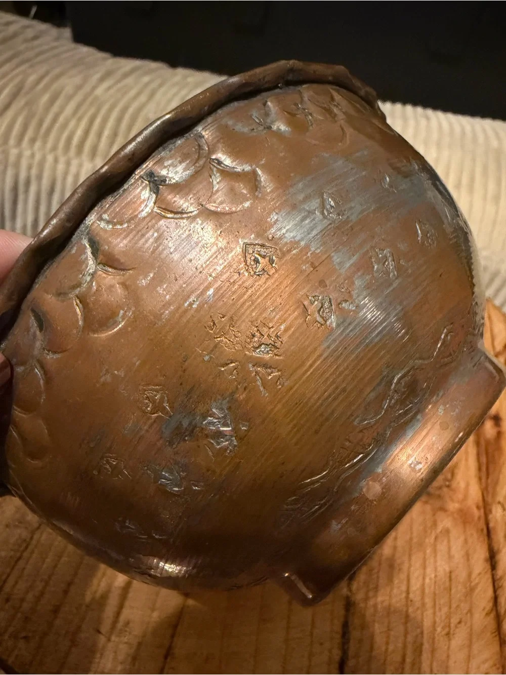 Small Handmade Copper Bowl